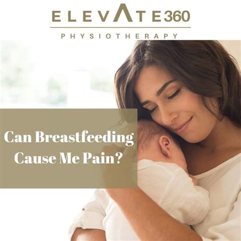 Can breastfeeding cause back pain